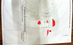 bán mảnh đất 58m, mặt tiền 4.4m, đường 8m, có vỉa hè 2 bên rộng 1.5m/vỉa - vuông vắn, thổ cư, sổ đỏ