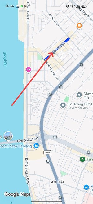 bán đất gần đường trần hưng đạo ngay cầu sông hàn, đà nẵng xây căn hộ, khách sạn rất tốt