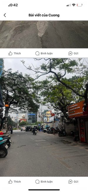 bán đất mp khu vực ngã tư sở - thanh xuân. dt 350m2 x mt 12m. giá 161 tỷ