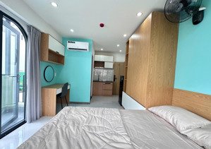 căn hộ studio mới 100%, máy giặt riêng full nội thất tại điện biên phủ q10 gàn vòng xoay dân chủ