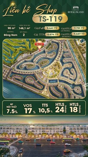 shophouse 90m2 chiết khấu 40% còn 6tỷ5 trả thẳng hàng cđt vinhomes vũ yên hải phòng!