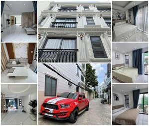 biệt thự mini 3 lầu, t.kế tân cổ điển, full n.thất, hẻm ôtô cầm bá thước - cạnh phố ẩm thực pxlong