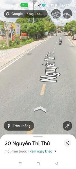 bán nhà đất mặt tiền nguyễn thị thử 203m2 thổ cư .