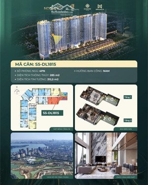 duy nhất căn sky villa sân vườn đẳng cấp nhất noble tây hồ được vận hành 5* bởi worldhotels