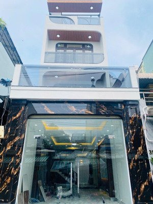 nhà 4 tầng, 84m2, ngang 4.5m x18m, mặt tiền kd, cạnh q6, khu tên lửa, hơn 9t.