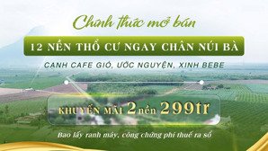 đất nền sinh thái dưới chân núi bà giá chỉ 3xx triệu