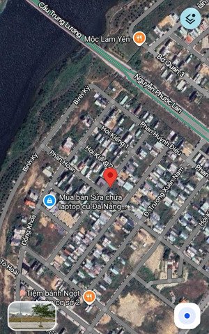 bán đất điện âm hói kiểng 5 | nam hòa xuân b2 33 sát sông gần cầu trung lương