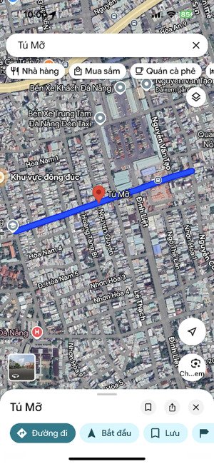 đất 2 mặt tiền đinh liệt và tú mỡ , sau lưng bến xe trung tâm tp . đà nẵng - dt : 333m2