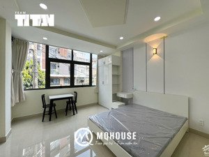 căn hộ bình thạnh gần chợ bà chiểu,phú nhuận studio 36m2 ban công cửa sổ thoáng sáng hoàng hoa thám