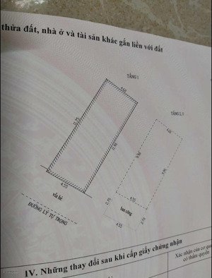 cần bán gấp căn nhà 3 tầng mặt tiền đường lý tự trọng gần với ngã 4 đống đa