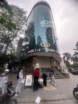 bán tòa văn phòng dịch vọng hậu, cầu giấy, 321m2, 300 tỷ, thang máy, vỉa hè, ôtô tránh, lô góc