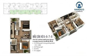 bán căn 05 - 3pn chung cư 33 lê văn lương (handico complex) giá chỉ 108tr/m2. lh 