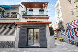 mới đẹp ở liền căn góc hẻm ô tô - phan văn trị, bình thạnh - 3 tầng - full nội thất - giá 6.95 tỷ