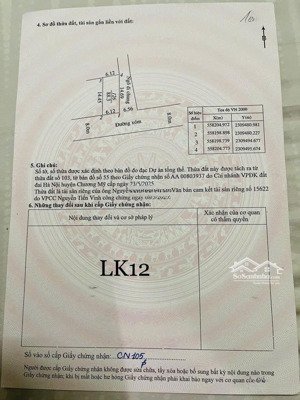 bán đất 88,3m2 tại xã thủy xuân tiên, 2,4 tỷ giá ưu đãi