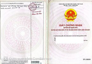 cần bán ô đất 5x20. sổ đỏ chính chủ