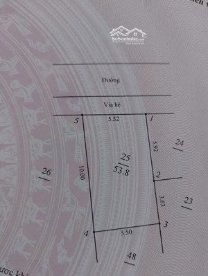 duy nhất 1 ô mặt hồ lại yên. 53.8m giá bao cả thị trường . lh e hưng nhé