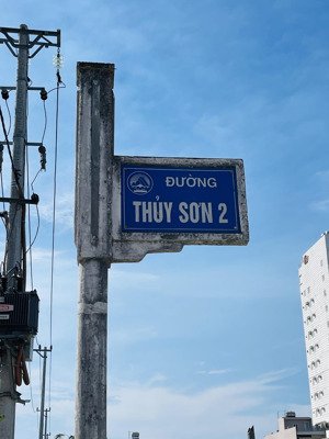 bán đất lô góc 2 mặt tiền đường thuỷ sơn 6 và thuỷ sơn 2-biển sơn thuỷ- ngũ hành sơn-đà nẵng