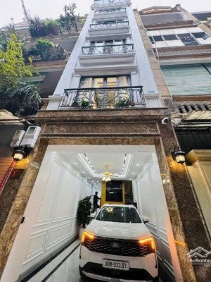 bán nhà hoàng quốc việt 60m2 x 6 tầng phân lô ô tô tránh , gara ô tô , trước nhà 10m