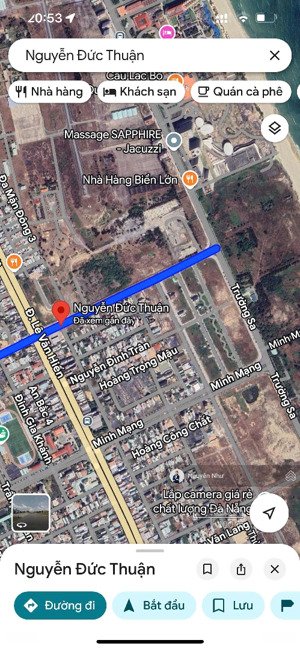 bán cặp đất đường nguyễn đức thuận ngũ hành sơn, dt 180 m2 ngang 10m, chỉ cách biển 300m, nắm chủ