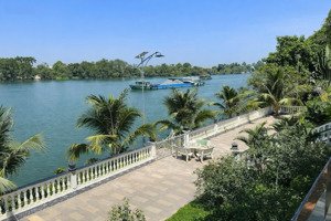 nhà vườn nghỉ dưỡng ven sông đồng nai 4050m2, cách sài gòn chỉ 30km, đã làm bờ kè kiên cố