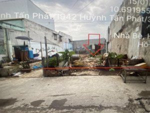 bán đất hẻm 1942/113 đường huỳnh tấn phát, xã nhà bè, hồ chí minh