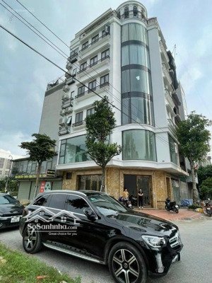 cho thuê nhà lô góc 2 mặt tiền - lạc long quân, tây hồ, 90m² x 6 tầng, thông sàn, thang máy, 50tr