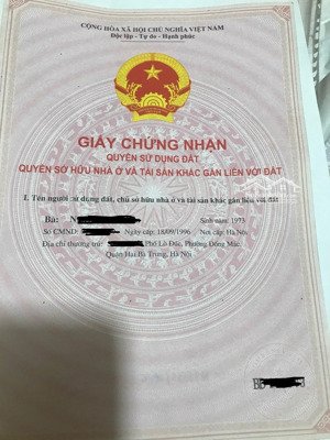 em cần bán mảnh đất 30m2 sổ đỏ riêng toạ lạc tại đầu phố trương định, hiện trạng đất trống