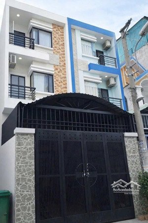 thới an 22, quận 12, 3 tầng - dt: 100m2 - giá 5,95 tỷ - gần ubnd quận 12 - 100m ra lê thị riêng