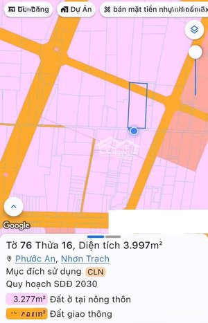bán đất tại phước an, nhơn trạch. dt 3997m2, giá lý tưởng, phong thủy tốt, giao dịch ngay hôm nay