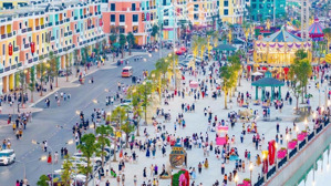 cắt lỗ? căn shop view sông cấm, mặt phố đi bộ áp góc 91m 14,8tỷ