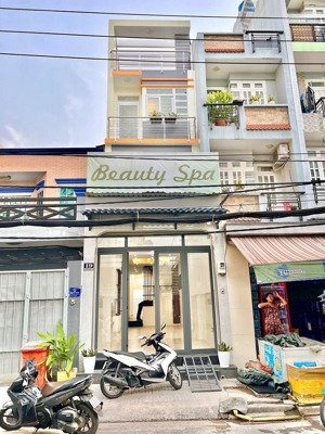 cho thuê nhà mặt tiền đường khu tên lửa quận bình tân - 4x25m - 3 lầu - 5pn - giá 18tr