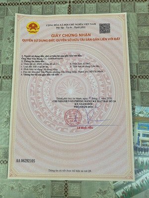 hàng hot nhà trệt 1 lầu + tum kdc đất mới đại quang phường tân đông hiệp, tp.hcm