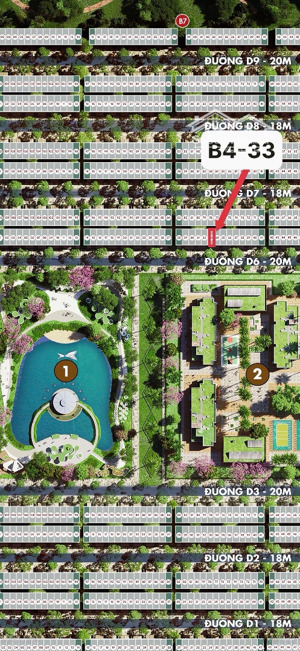 chính chủ bán gấp nền b4-33 view công viên giá 2ty7 - 540tr là sở hữu