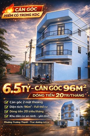 hot dòng tiền 20tr - căn góc mới tinh tình tình