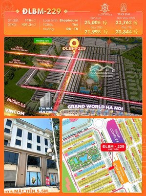 cần bán quỹ đẹp shophouse mặt đại lộ bốn mùa 51m tại vinhomes ocean park 3, giá chỉ từ 20 tỷ
