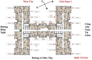 hot bán căn góc 3pn ban công đông nam dự án the zei mỹ đình giá tốt