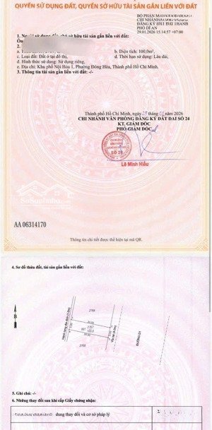 bán đất 5.35tỷ. 100m2 khu dân cư bình nguyên, dĩ an. đường d1. làng đại học quốc gia