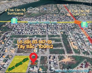 bán đất cồn dầu 18 hoà xuân - view công viên ,song song lê quảng chí