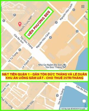 Bán gấp nhà hẻm xe ôtô Quận 1 TPHCM, khu Ba Son, giá rẻ hiếm có