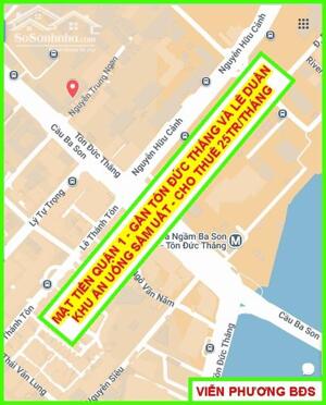 Bán gấp nhà hẻm xe ôtô trung tâm Quận 1 TP.HCM – khu Bến Nghé, gần Ba Son