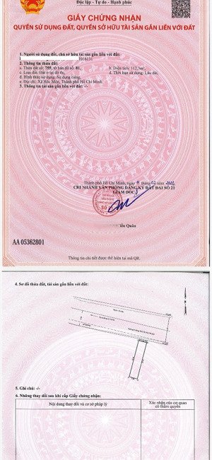 hàng hiếm: chỉ còn 1 lô đối diện trường thcs tô ký - shr 5x22,5m - 5,2 tỷ