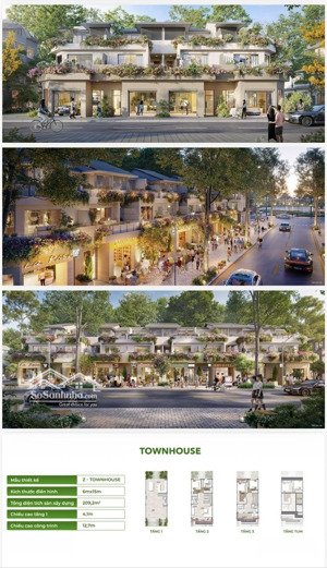 bán nhà phố rừng mai căn bìa tại phân khu lễ hội, tiếp cận công viên hồ thiên nga chỉ 5 phút đi bộ