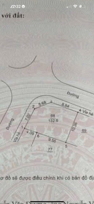 em chuyên đất dịch vụ di trạch 16,3ha chính chủ gửi bán lô góc siêu đẹp 132m2 mt 13,8m giá cực êm