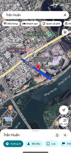 chào b án đất mặt tiền 10m5 trần huấn p. cẩmlệ ( khuê trung cũ)