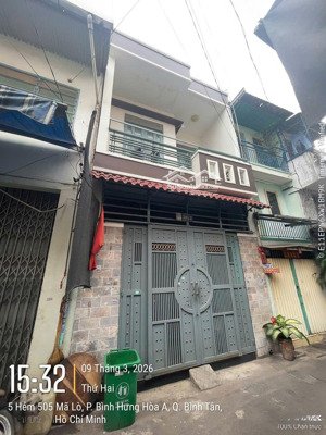 mã lò - nhà 2 tầng 4.4x8m hẻm nhựa, oto nhỏ có thể vào nhà. gần tân kỳ tân quý