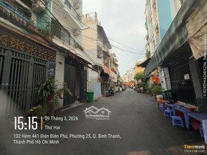 nhà 2 mặt hẻm oto điện biên phủ, 4 lầu, 7pn, thuê 70tr/th, gần 8 đại học