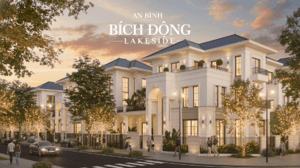  Lô góc Liền Kề 1 – Bích Động Lakeside – 97m² – mặt tiền 6m – giá từ 70tr/m²