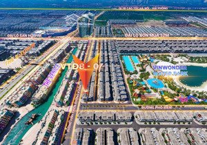 bán căn shophouse diện tích 96m2 mặt đường 25m, đối diện khu du lịch venice và công viên nước 4 mùa