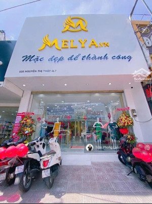 chính chủ cho thuê nhà mặt tiền 535 nguyễn thị thập, p. tân phong, q7, 7.1(8.3)x23m, 