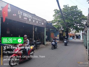 bán đất mặt tiền số 339b lê văn thịnh quận 2 ngang 23m có hợp đồng thuê giá tl chính chủ